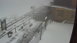 Terasa horského hotelu