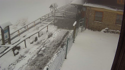 Terasa horského hotelu