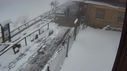 Terasa horského hotelu