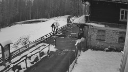 Terasa horského hotelu