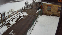 Terasa horského hotelu