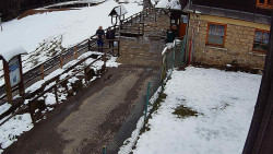 Terasa horského hotelu