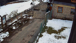 Terasa horského hotelu