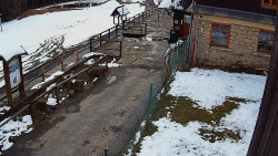 Terasa horského hotelu