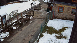 Terasa horského hotelu