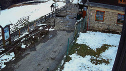 Terasa horského hotelu