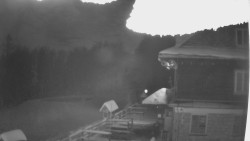 Terasa horského hotelu