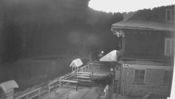 Terasa horského hotelu