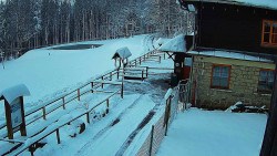 Terasa horského hotelu