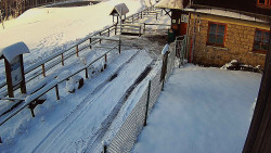 Terasa horského hotelu