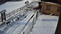 Terasa horského hotelu