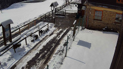 Terasa horského hotelu