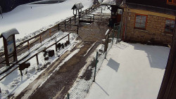 Terasa horského hotelu