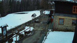 Terasa horského hotelu