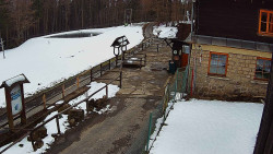 Terasa horského hotelu