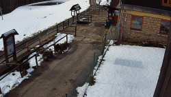 Terasa horského hotelu