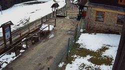 Terasa horského hotelu