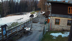 Terasa horského hotelu