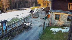 Terasa horského hotelu