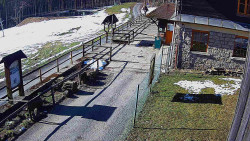 Terasa horského hotelu