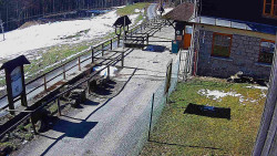 Terasa horského hotelu