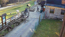 Terasa horského hotelu