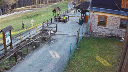 Terasa horského hotelu