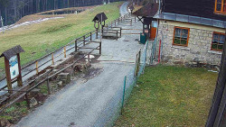 Terasa horského hotelu