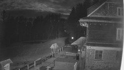 Terasa horského hotelu