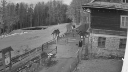 Terasa horského hotelu