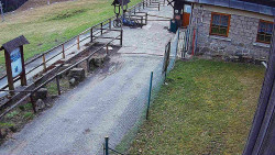 Terasa horského hotelu