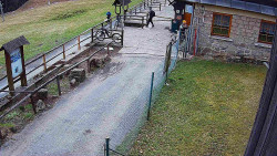 Terasa horského hotelu