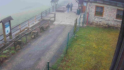 Terasa horského hotelu