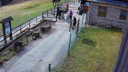 Terasa horského hotelu