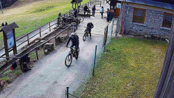 Terasa horského hotelu