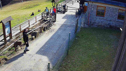 Terasa horského hotelu