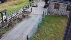 Terasa horského hotelu