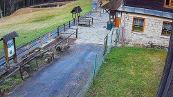 Terasa horského hotelu