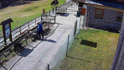 Terasa horského hotelu