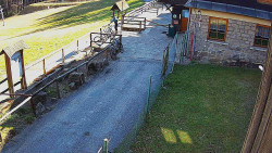 Terasa horského hotelu