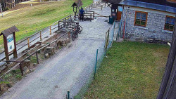 Terasa horského hotelu