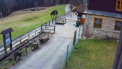 Terasa horského hotelu