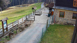 Terasa horského hotelu