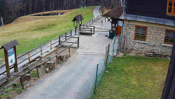 Terasa horského hotelu