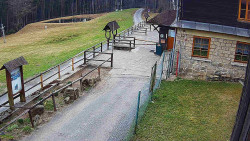 Terasa horského hotelu