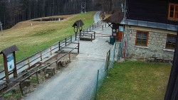 Terasa horského hotelu