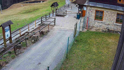 Terasa horského hotelu