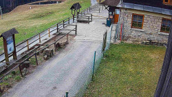 Terasa horského hotelu