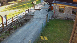 Terasa horského hotelu