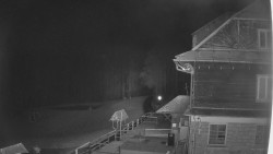 Terasa horského hotelu